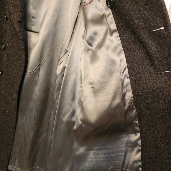 Vintage Mens PIERRE CARDIN 100%wool Top Coat - Picture 16 of 16